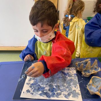 Pintando fondo de mar